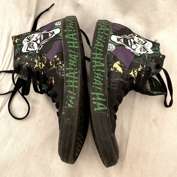 Converse Chuck Taylor All Stars Joker Batman DC Comics High Tops - Picture 13 of 13